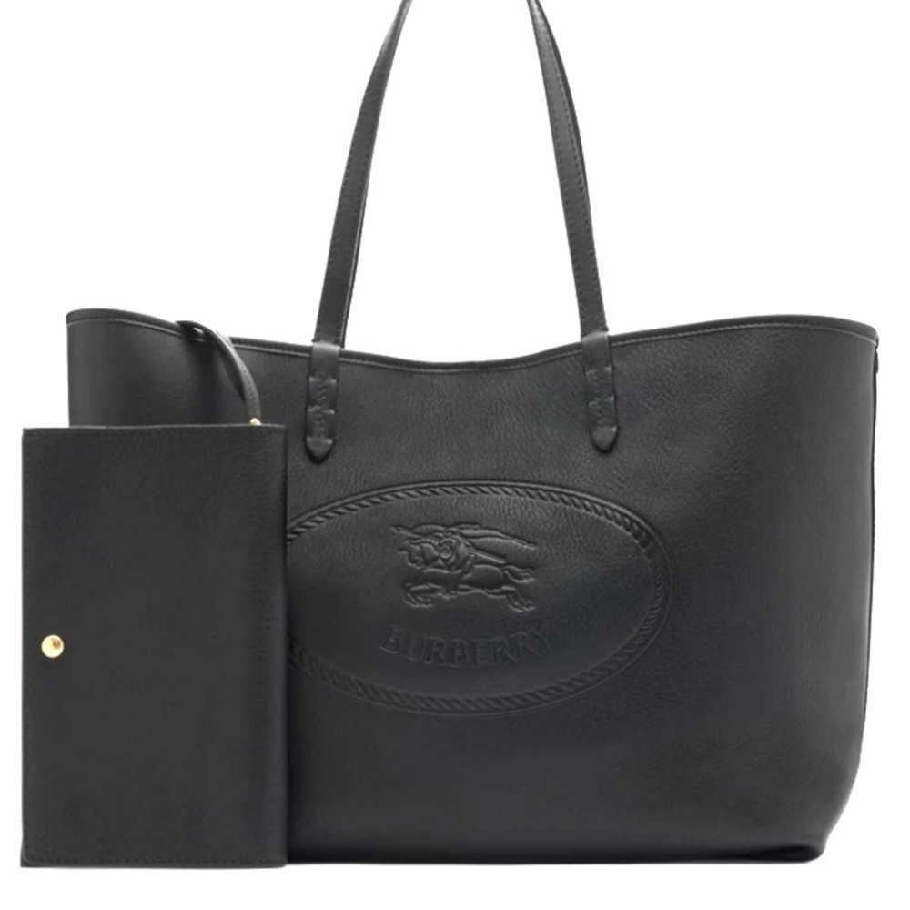 NWT❗️Burberry Black leather tote
